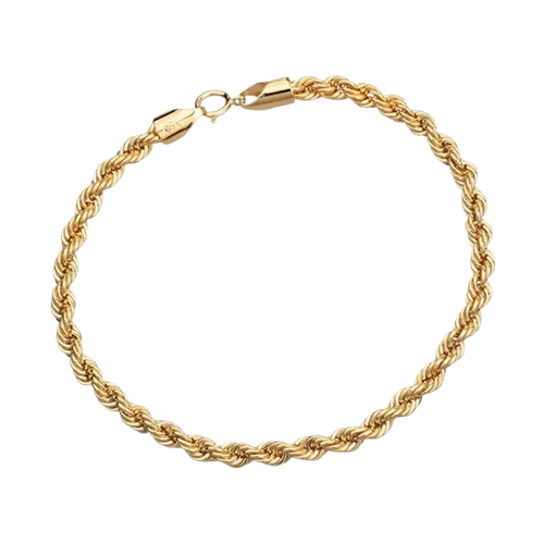 Pulseira Corda em Ouro 18k